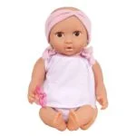Lulla Baby -Baby Doll 2-pc Outfit & Pink Headband - Image 2
