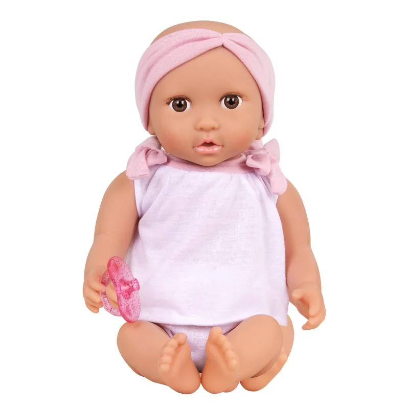 Lulla Baby -Baby Doll 2-pc Outfit & Pink Headband - Image 2