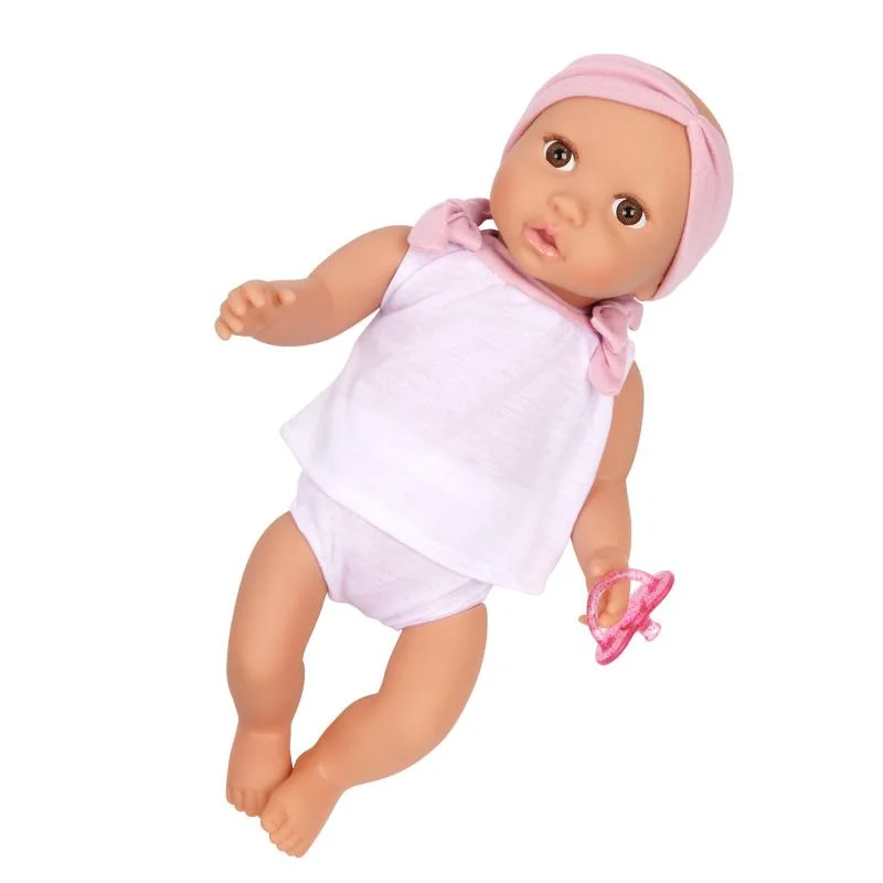 Lulla Baby -Baby Doll 2-pc Outfit & Pink Headband - Image 3