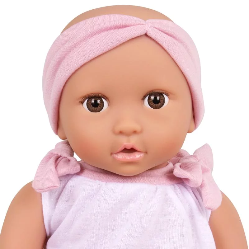 Lulla Baby -Baby Doll 2-pc Outfit & Pink Headband - Image 5