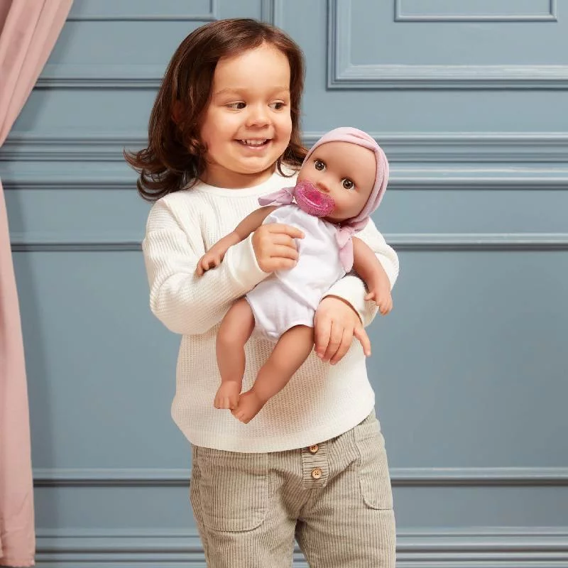 Lulla Baby -Baby Doll 2-pc Outfit & Pink Headband - Image 6