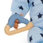 ⁦طقم ملابس لولا بيبي 14 إنش – بدلة زرقاء مع شباشب كيوت!⁩ - الصورة ⁦4⁩