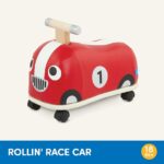 B.toys Wooden Racer - Ride-On Race Car - Image 4