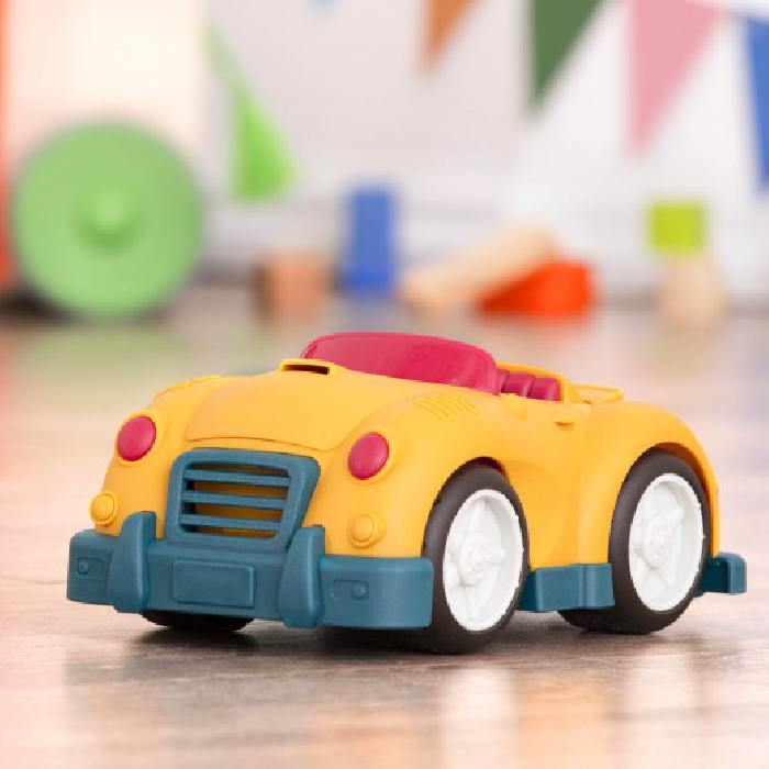Wonder Wheels B.toys Roadster Car Yellow Wonder Wheels B.toys Roadster Car Yellow