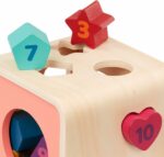 Battat Wooden Shape Sorting Cube - Image 4