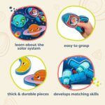 B.toys Peek & Explore Wooden Puzzle - Outer Space - Image 4