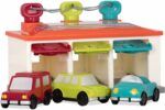 Battat 3 Car Garage -  Shape Sorting Garage with Keys - Image 3