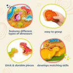 B.toys Peek & Explore Wooden Puzzle -  Dinosaurs - Image 4