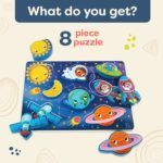 B.toys Peek & Explore Wooden Puzzle - Outer Space - Image 5