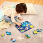 B.toys Peek & Explore Wooden Puzzle - Outer Space - Image 2