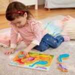B.toys Peek & Explore Wooden Puzzle -  Dinosaurs - Image 2