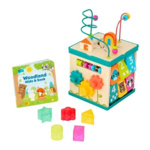 B.toys Wooden Activity Cube