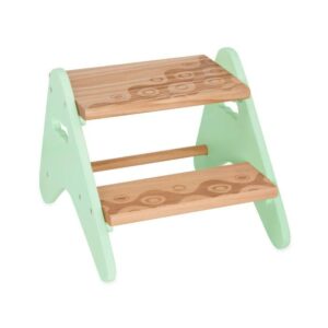 B.toys Wooden Two Step Stool Mint
