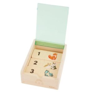 Battat One-Match Numbers - Wooden Puzzle