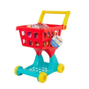 Battat Shopping Day Grocery Cart Set - Red