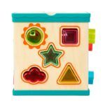 B.toys Wooden Activity Cube - Image 4