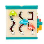 B.toys Wooden Activity Cube - Image 5