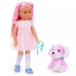 Glitter Girls – 14-inch Fashion Doll & Pup, Cara & Sprinkles - Image 3