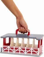 Terra Carry & Go wooden Horse Stable With 6 Horses - Image 4