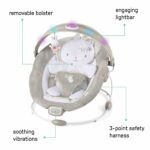 Ingenuity Baby Bouncer with Lights Toy Bar, Vibrations, Tummy Time Pillow & Sounds - Image 9