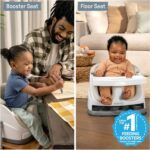 ⁦"إنجينيويتي Baby Base 2 في 1: مقعد تعزيز للرضاعة والمقاعد الأرضية مع صينية قابلة للتخزين، سماء الليل"⁩ - الصورة ⁦9⁩