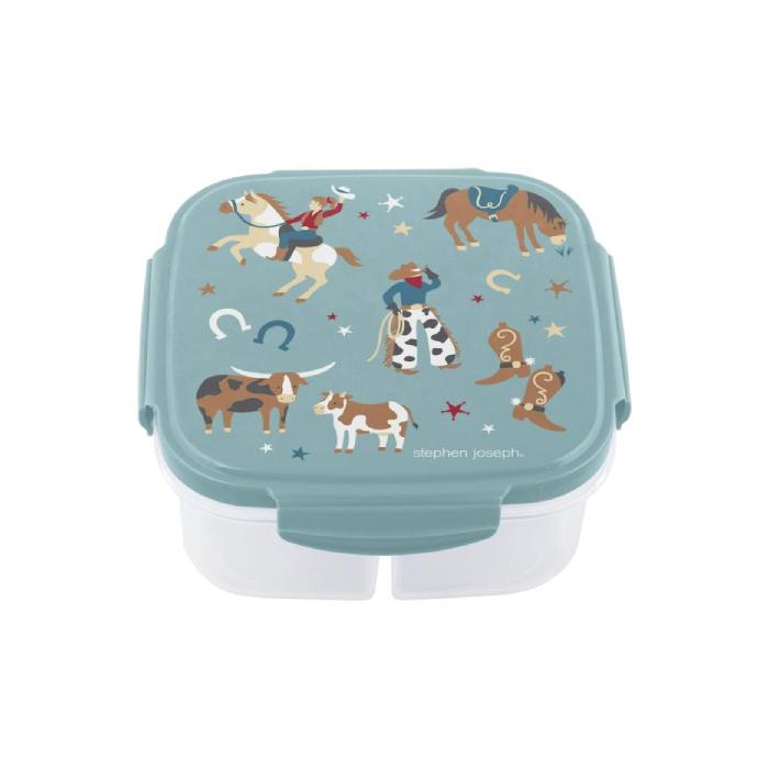 Stephen Joseph Snack Box & Ice Pack Western Stephen Joseph Snack Box & Ice Pack Western
