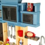 Talented Chef Children's kitchen with Sounds & Lights 79 PCS Blue - TG - Image 9
