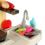 Talented Chef Children's kitchen with Sounds & Lights 79 PCS Blue - TG - Image 3