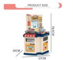 Talented Chef Children's kitchen with Sounds & Lights 67 PCS - TG - Image 4