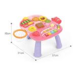 Huanger 2in1 Walker & Activity Play Table Pink - TG - Image 4