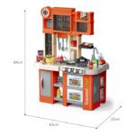 Talented Chef Children's kitchen with Sounds & Lights 79 PCS Orange - TG - Image 3