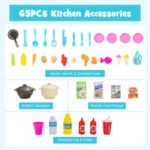 ⁦Talented Chef Children's kitchen with Sounds & Lights 65 PCS - TG⁩ - الصورة ⁦2⁩