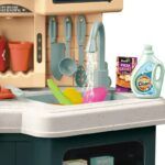 Talented Chef Children's kitchen with Sounds & Lights 77 PCS Dark Red - TG - Image 8