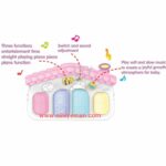 Huanger Activity Play Gym With Light And Music - Pink - TG - Image 4