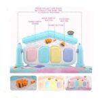 Huanger Activity Play Gym With Light And Music - Pink - TG - Image 2