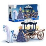 Electric Carriage Toy With 29 cm Princess Doll - TG