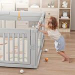 Play Yard Fence For Baby And Toddler 150x180cm - TG - Image 5