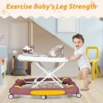 Baby Walker 5-in-1 Walker with Music Toys And Push Handle- TG - Image 4