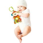 Winfun Cheeky Chimp Rattle with Rings - Image 2