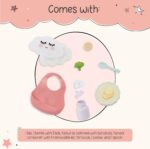 Lulla Baby Meal Time Accessory Set 10 Pc - Image 4
