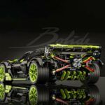 ⁦Kbox 10211 - بوجاتي الخضراء 1:8 3588 قطعة - TG⁩ - الصورة ⁦3⁩