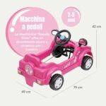 Dolu Unicorn Pedal Car Pink - Image 6