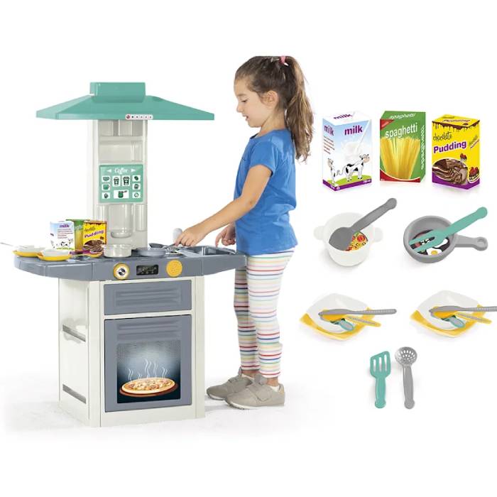 Dolu Kitchen Set with 20 Accessories & Sounds Dolu Kitchen Set with 20 Accessories & Sounds
