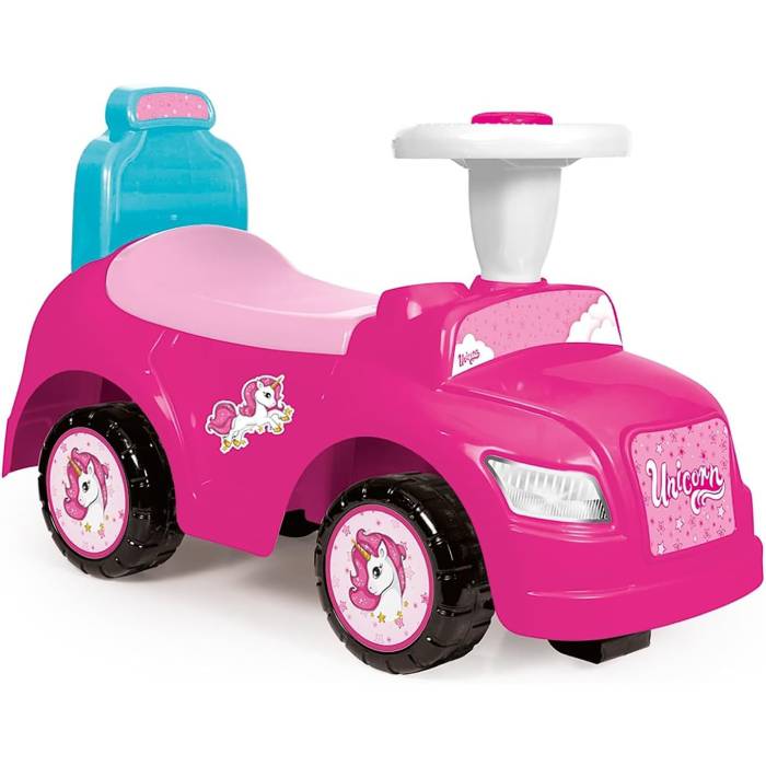 Dolu Ride On Unicorn Pink Car 2 in 1 Dolu Ride On Unicorn Pink Car 2 in 1