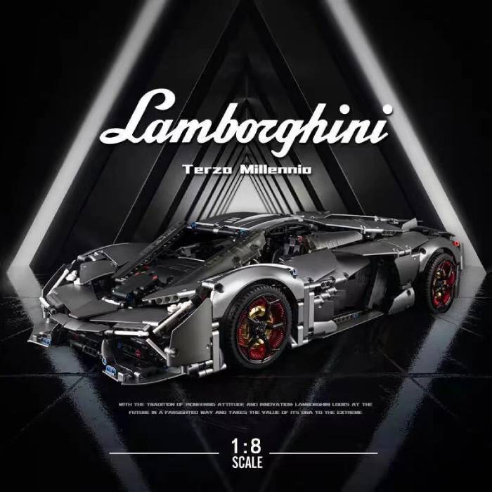 Kbox 10246B -1_8 Dj Silver Gray Lamborghini 3358 PCS- TG Kbox 10246B -1:8 Dj Silver Gray Lamborghini 3358 PCS- TG