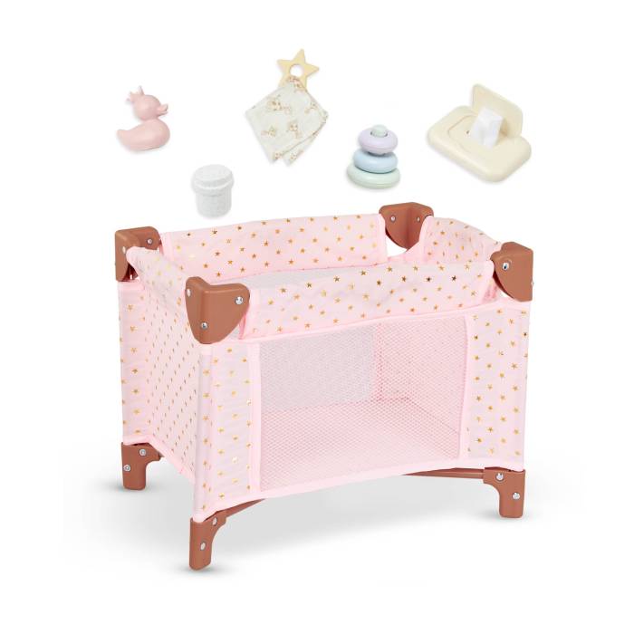 Lulla Baby Bed For Dolls & Accessories Lulla Baby Bed For Dolls & Accessories