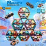 Magnetic Building Block Colored Window -Parking Lot 100 pcs