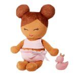 Lulla Baby Plush Baby Bath Doll Olive Skin - Image 2