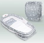 Baby Comfort Folding Mattress Portable Bedding Set Grey  - TG - Image 4