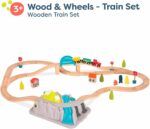 B.toys Wood & Wheels Train Set- 47pc - Image 7